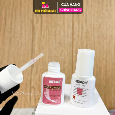 Keo Dán Móng Đính Đá Mxbon Chính Hãng Siêu Dính, Keo Mxbon Trắng Đen Nhanh Khô 7g và 15g Làm Nail Tiện Lợi Nữ keo dán mỏng giả