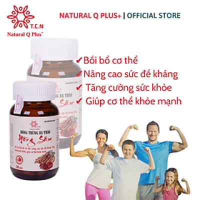 Viên uống Đông Trùng Hạ Thảo Hồng Sâm (30v/h) - Bồi bổ cơ thể, nâng cao sức đề kháng, tăng cường sức khỏe