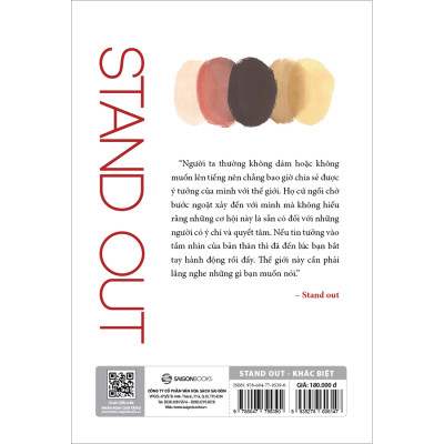 Stand Out - Khác Biệt - để lại dấu ấn của bản thân trong vũ trụ này
