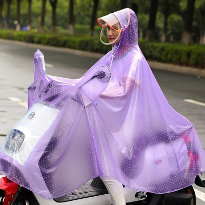 Áo Mưa 1 và  2 Đầu Có Kính Che Mặt Cánh Dơi Chấm Bi Thời Trang Chất Liệu dẻo mềm - hàng việt