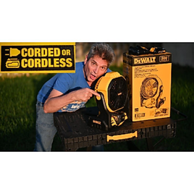 Quạt chạy pin 18V/20V DCE512N Dewalt Không bao gồm pin sạc Hàng Chính Hãng 
