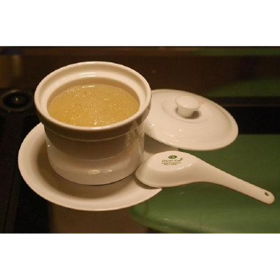 Nồi Chưng, Tiềm Yến, Nấu Cháo, Soup, hầm chậm... bằng điện 0,7Lít GX 07A (nắp kính hồng)- Hàng nhập khẩu