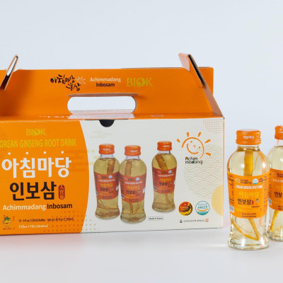 Nước hồng sâm có củ Achimmadang BIOK hàn quốc thượng hạng hộp 10chai x 120ml