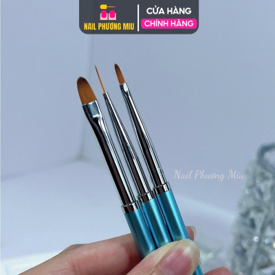 Set 3 Cọ Nét DingXi Cao Cấp Vẽ Nét Mảnh Siêu Đẹp, Sơn Móng, Đắp Gel, Cọ Vẽ Hoa Làm Nail Chuyên Dụng Nail Phương Miu Nữ