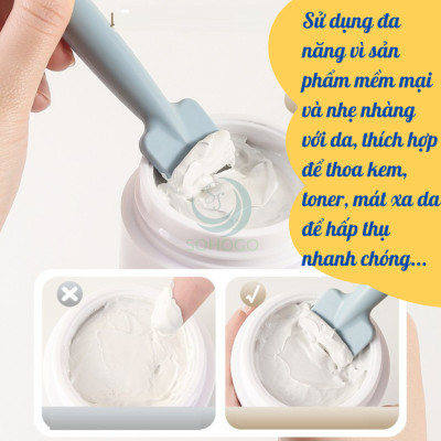 Cọ Đắp Mặt Nạ 2 Đầu Silicone – Làm Đẹp Thông Minh Cây Cọ Massage & Thoa Mặt Nạ 2 Trong 1 Cọ Silicone Đắp Mặt Nạ Đa Năng – Mềm Mại, Dễ Dùng Cọ Đắp Mask Chăm Sóc Da 2 Đầu – Tẩy Tế Bào Chết & Đắp Mask