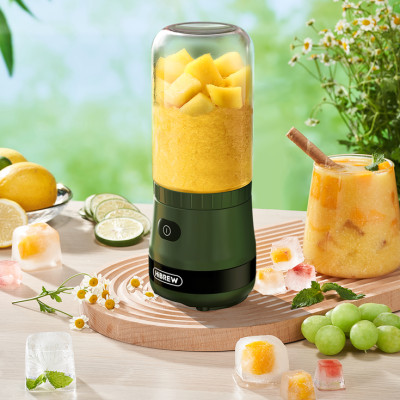 Máy xay hạt cà phê, sinh tố và đá viên cầm tay dùng pin thương hiệu Mỹ HiBREW G2 cao cấp - Hàng Nhập Khẩu