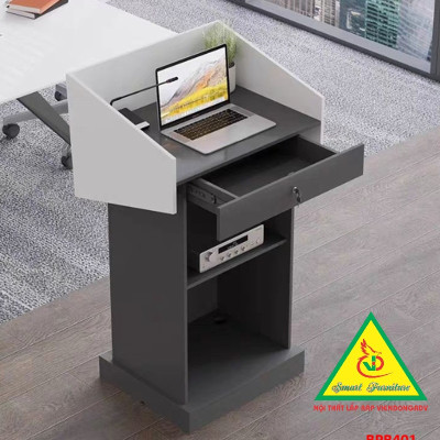 Bục phát biểu gỗ MDF, bục phát biểu BPB401 - NỘI THẤT LẮP RÁP VIENDONGADV