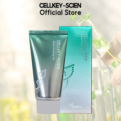 Combo 2 Tẩy Da Chết Mặt Tế Bào Gốc Thực Vật Lành Tính Làm Sạch Sâu Dịu Nhẹ Dưỡng Ẩm Sáng Da Cho Da Dầu Mụn Nhạy Cảm Cellkey-Scien White Peeling Gel (160ml)