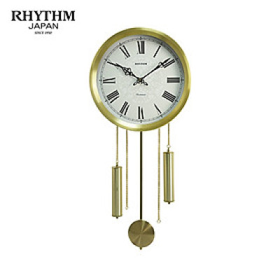Đồng hồ treo tường Rhythm CMJ594NR18- Kt 30.5 x 66.5 x 10.0cm, 1.18kg. Vỏ nhôm. Dùng PIN.
