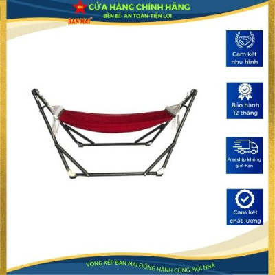 Võng xếp BAN MAI, võng cho trẻ em, nguyên bộ gồm khung võng và lưới võng (Giao màu ngẫu nhiên)