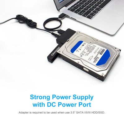 Bộ chuyển đổi hộp ổ cứng OImaster EB-0001BU3 2,5 "/3,5" SATA I / II / III sang USB3.0 cho SSD HDD