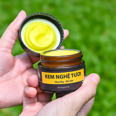 Bộ làm sạch và dưỡng trắng da mặt Wonmom (1 sữa rửa mặt hữu cơ+ 1 kem nghệ tươi)