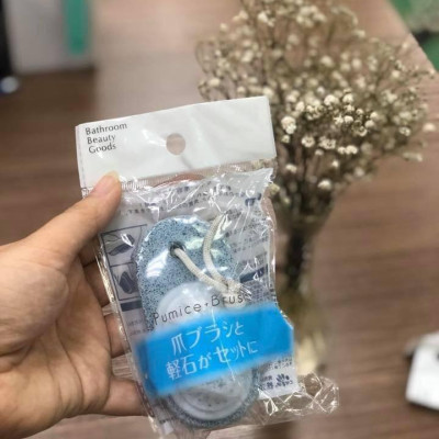 Bàn chải vệ sinh chân, tay có móc treo Echo - Hàng Nội Địa Nhật Bản