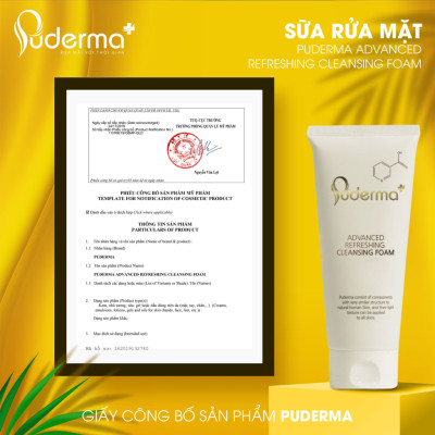 Combo dành cho da khô và da bong tróc: sữa rửa mặt Puderma, toner Puderma, và sữa dưỡng Puderma