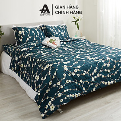 Mền Chần  Microfiber - Lông Vũ Nhân Tạo Mềm Mại Mirco Silk Cao Cấp White Sakura A2Z Home