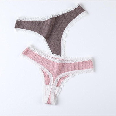 Quần Lọt Khe Cotton Viền Ren ( Mã SP B6610)