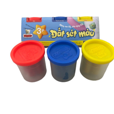 Đồ chơi bột nặn màu sắc loại 3 hủ  PANDY thương hiệu Hàn Quốc