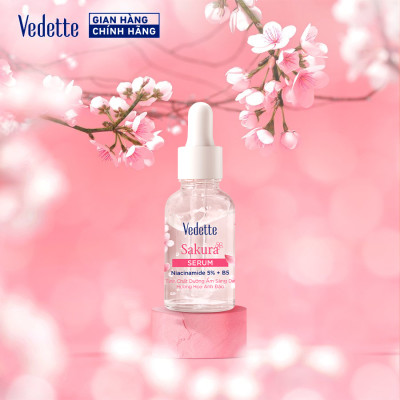 Hàng mới - Tinh chất Dưỡng ẩm Sáng Da Vedette Hương Hoa anh đào 50ml (TPM304)