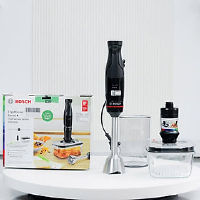 MÁY XAY CẦM TAY BOSCH MSM4B6V2 ĐEN - KÈM HÚT CHÂN KHÔNG Hàng chính hãng