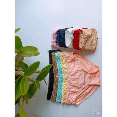 Set 10 quần lót nữ chất liệu cotton ren giữa nhiều màu - Hàng Việt Nam(Từ 35kg đến 65kg)
