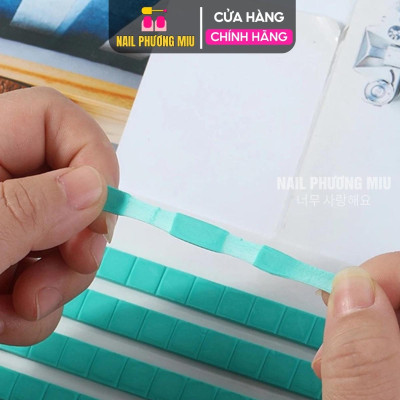 Đất Sét Dính Đa Năng Dán Đế Móng Mẫu 102 Miếng Keo Mini Màu Xanh, Có Thể Tái Sử Dụng Làm Nail Cố Định Siêu Bền Nữ Women