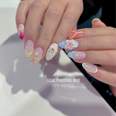 Gel Vẽ Nổi Thuỷ Tinh Chà Tráng Gương, Gel Nặn Trong Suốt Annies 20g Làm Nail, Gel Đặc Không Chảy Vẽ 3D Tráng Gương, Đính Charm Đá Thủy Tinh