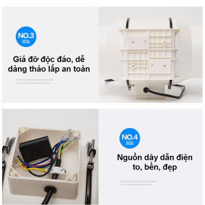 Quạt hút đồng trục Hon&Guan HF-100P-Hàng chính hãng 