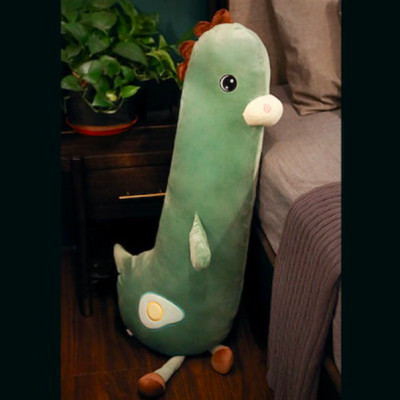 Thú nhồi bông khủng long dài cute - Size 120cm - Quà tặng gấu bông khủng long khủng lồ - Gối ôm mềm mịn cho bé.