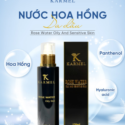 Nước Hoa Hồng TONER KARMEL Dành Cho Da Dầu & Da Nhạy Cảm