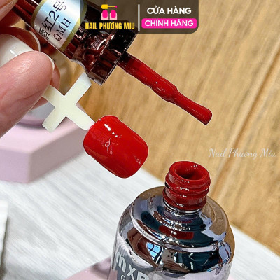 Sơn Gel Đỏ Mxbon Cao Cấp Lẻ Chai 15ml Làm Nail, 6 Tông Màu Đỏ Bóng Mượt Chuẩn Màu, Dễ Sử Dụng Cho Nữ, Siêu Bền Đẹp