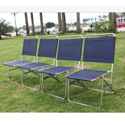 GHẾ XẾP INOX VẢI DÙ cho quán Trà Chanh, Cafe, vỉa hè, Câu Cá