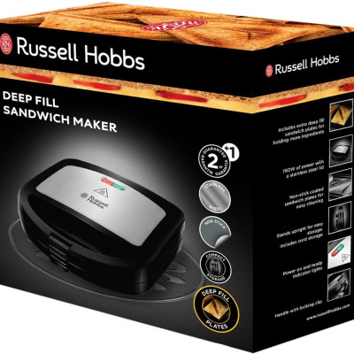 Máy kẹp sandwich Russell Hobbs Deep Fill 24530-56 Nhập Đức Hàng chính hãng