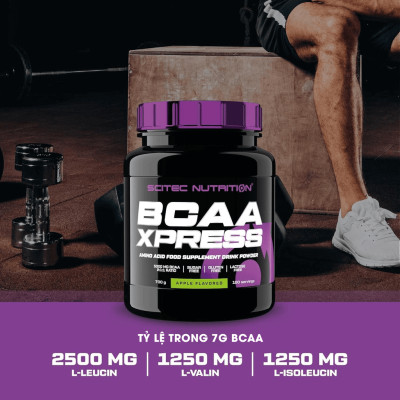 Sữa Tăng Hiệu Suất Scitec Bcaa Xpress 100 Lần Dùng