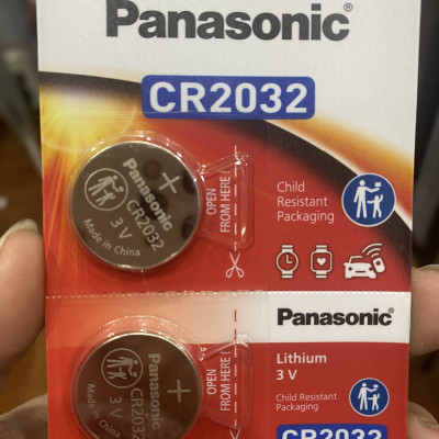 5 Viên Pin CR2032 3V Panasonic Lithium thay pin Smartkey , Cmos , Pin thay Airtag - Hàng chính hãng