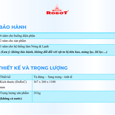 Máy Lọc Nước Điện Giải Ion Kiềm ROBOT IonKing 912 Chế Độ Nóng Nguội Lạnh - Hàng Chính Hãng