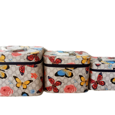 Hộp đựng mỹ phẩm, cốp trang điểm nhiều họa tiết mang đi du lịch tiện lợi 