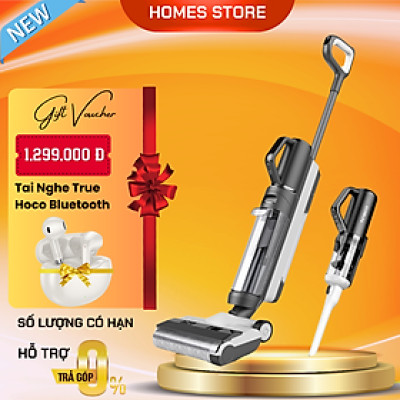 Máy Hút Bụi Lau Sàn Khô Uớt Tineco S5 Combo Tự Giặt Giẻ Diệt Khuẩn Lực Hút 12.000 Pa - Hàng Chính Hãng