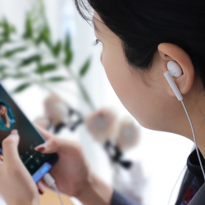 Tai Nghe Dây Hoco L10 chân Type C + Tặng 5 Dây Quấn Cáp - Chính Hãng 