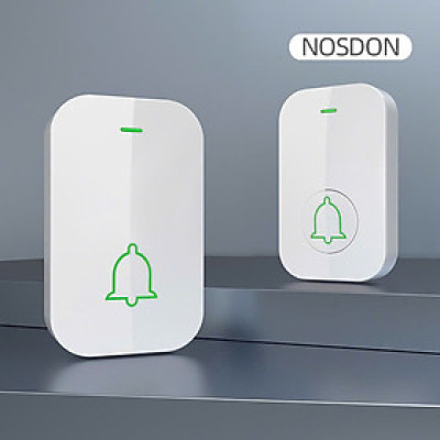 Chuông cửa không dây thông minh NOSDON A78, chống nước khoảng cách sử dụng trong 200M, nhiều loại nhạc chuông, 110 DB