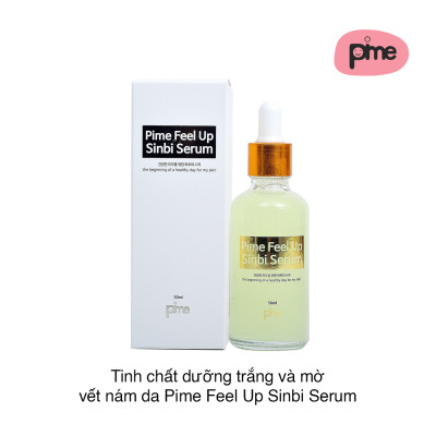 TINH CHẤT DƯỠNG TRẮNG VÀ MỜ VẾT NÁM DA PIME FEEL UP SINBI SERUM 50ml