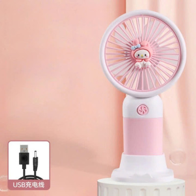 Quạt Mini Để Bàn, Quạt Tích Điện Sạc USB - Quạt Cầm Tay Tốc Độ, Điều Chỉnh Hướng Gió Xoay 360 Độ, Kiểu Dáng Sang Trọng , Không Gây Ồn, Pin Sạc - Giao Màu Ngẫu Nhiên - Hàng Nhập Khẩu