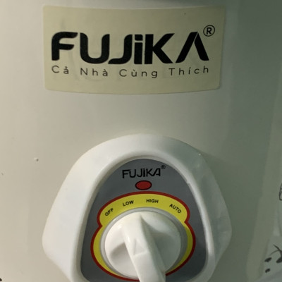 Nồi Kho Cá Thịt 2.5L,Nồi Nấu Chậm,Nồi Nấu Cháo Cho Bé ,Nồi Chưng Yến,Nồi Tiềm Dung Tích 2.5L Năp Kính Fujika KC25 Màu Trắng Họa Tiết-Hàng chính hãng