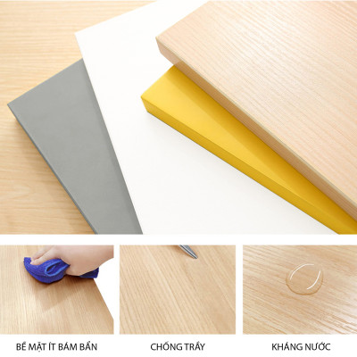 Kệ Gỗ Nhiều Ngăn Đa Năng Màu Trắng Phối Vân Gỗ Thương Hiệu SIB Decor KG25