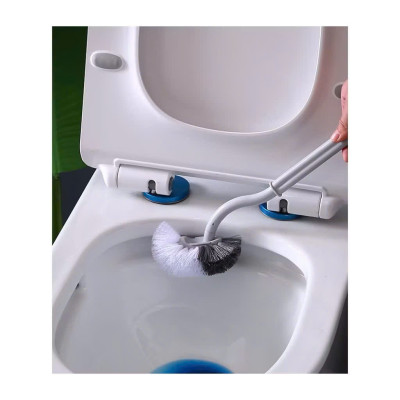 Chổi cọ bồn cầu cọ rửa toilet thông minh thiết kế mới làm sạch hiệu quả giá rẻ (tặng móc treo dán tường)