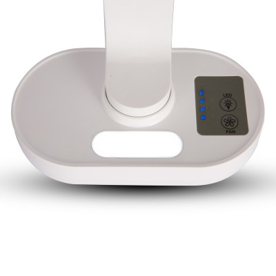 Quạt Sạc Tích Điện Để Bàn Đa Năng COMET CRF1406 6W, 3 Cấp Độ Gió, Có Đèn LED, 2 pin rời 18650 Lithium 1200mAh Để Bàn Văn Phòng - Hàng chính hãng