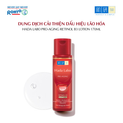 Dung dịch cải thiện lão hóa Hada Labo Pro-Aging Retinol B3 Lotion 170ml