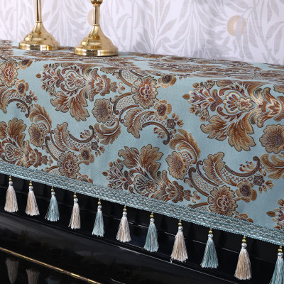 Khăn phủ đàn piano cơ đàn piano điện tử 88 phím phong cách Châu Âu cổ điển sang trọng chống bụi chống xước