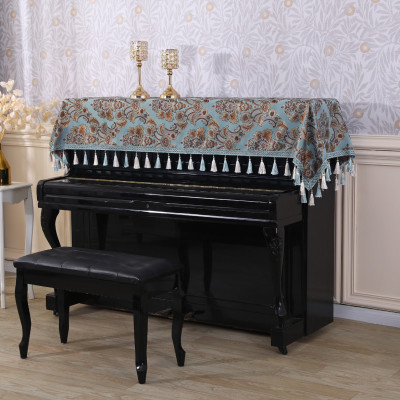 Khăn phủ đàn piano cơ đàn piano điện tử 88 phím phong cách Châu Âu cổ điển sang trọng chống bụi chống xước