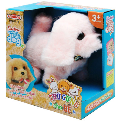 Đồ Chơi DUKA: Thú Cưng Cho Bé - Chó Bông Biết Chạy - DK81319 (3 Màu Ngẫu Nhiên)