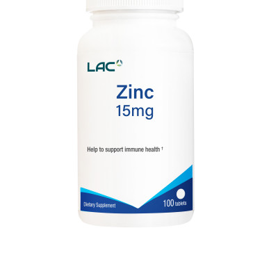 VIÊN UỐNG BỔ SUNG KẼM LAC ZINC 15MG (100 VIÊN)